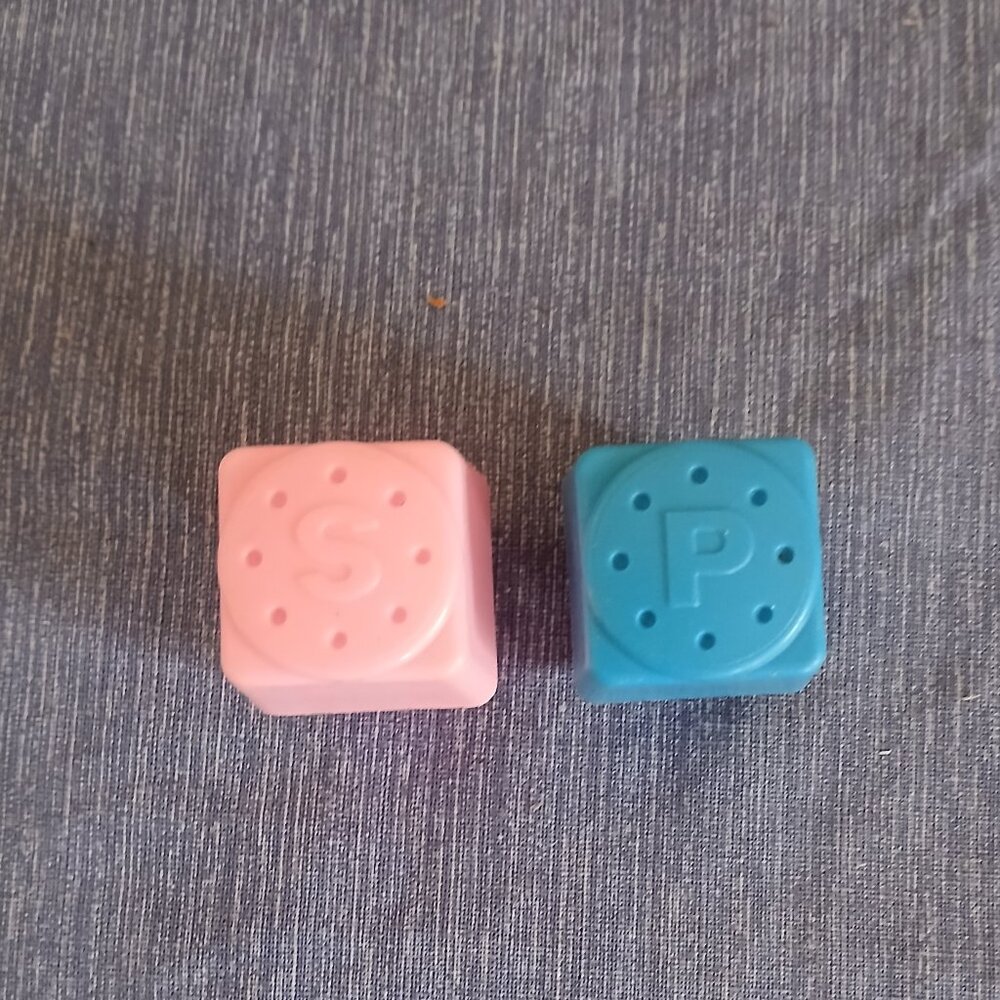 Fisher Price Salt & Pepper Shakers 1992 Vintage